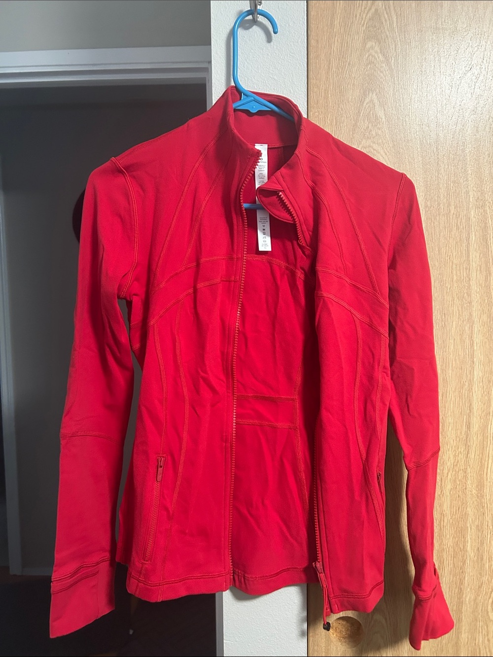 Women’s Red Zip-Up Jacket